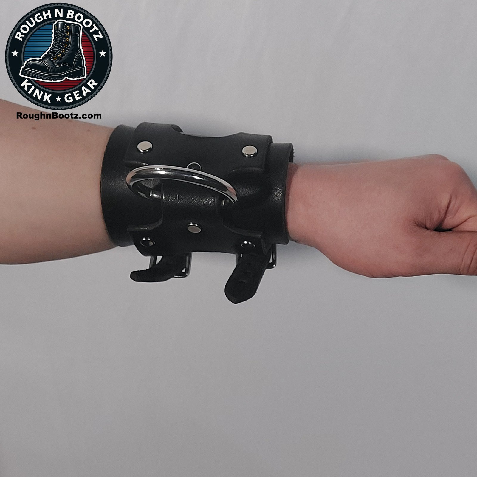 Gauntlet Wrist Cuff being worn