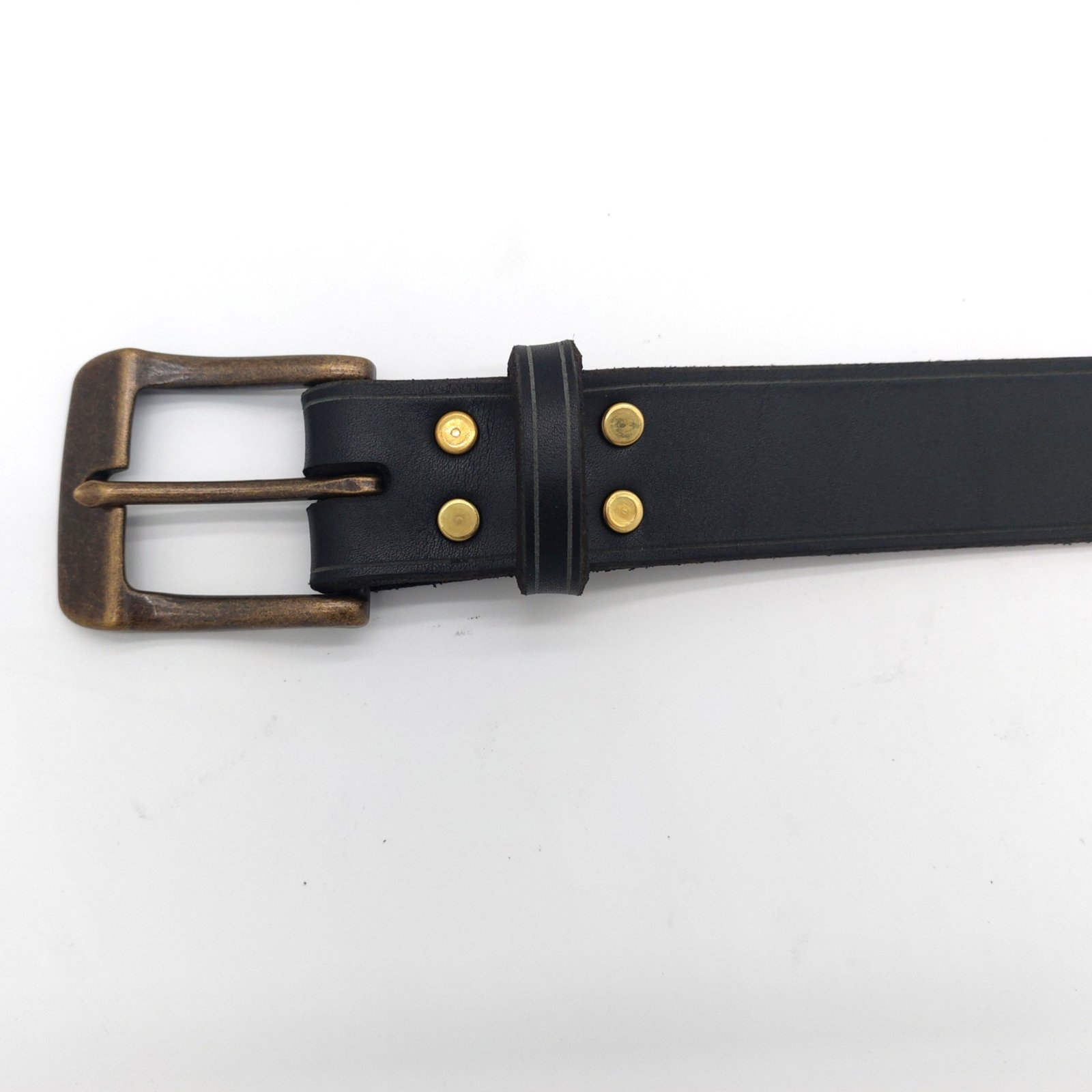 Brass Buckle and Rivets